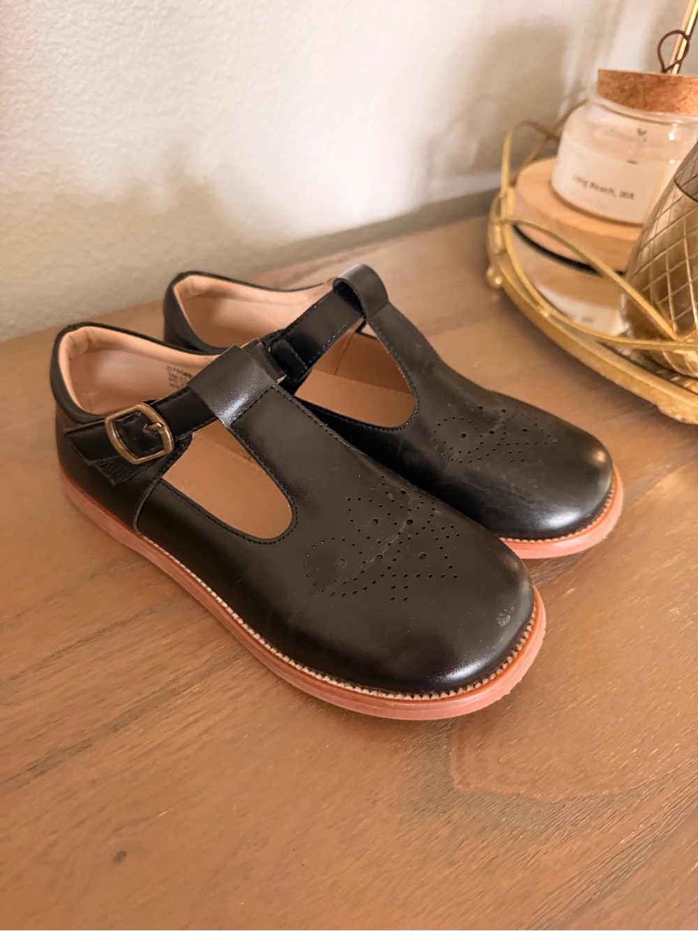 Children's Black mary Jane Dress Shoes with Buckle size 3